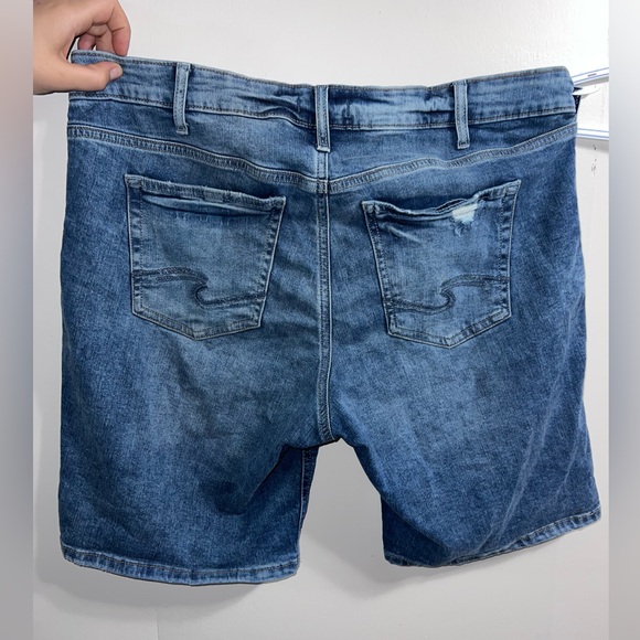 Blue Denim Shorts - Picture 3 of 5